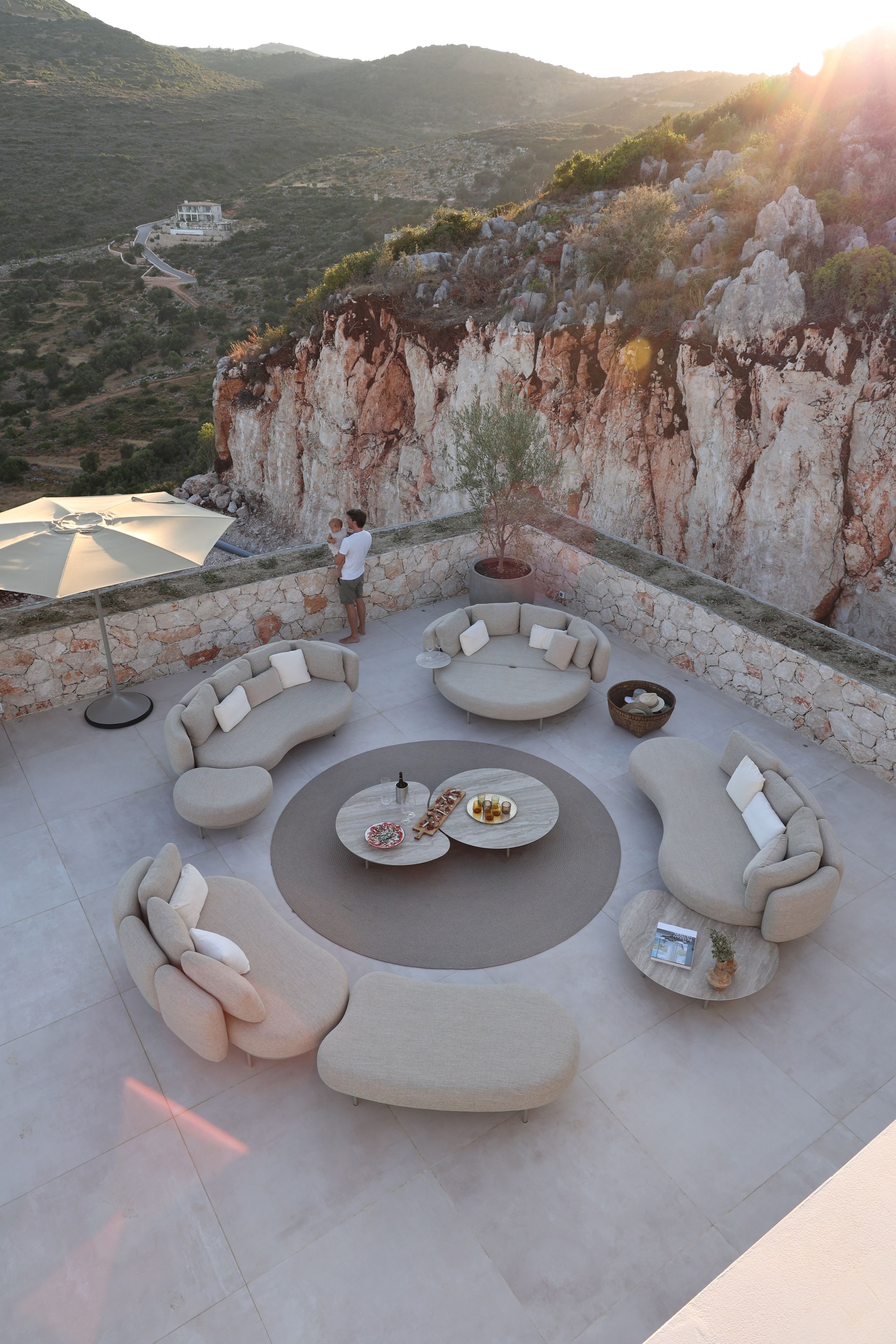 Ткань круглая Садовая кровать Royal Botania Organix Lounge ARCH-00138405 - Вид №1