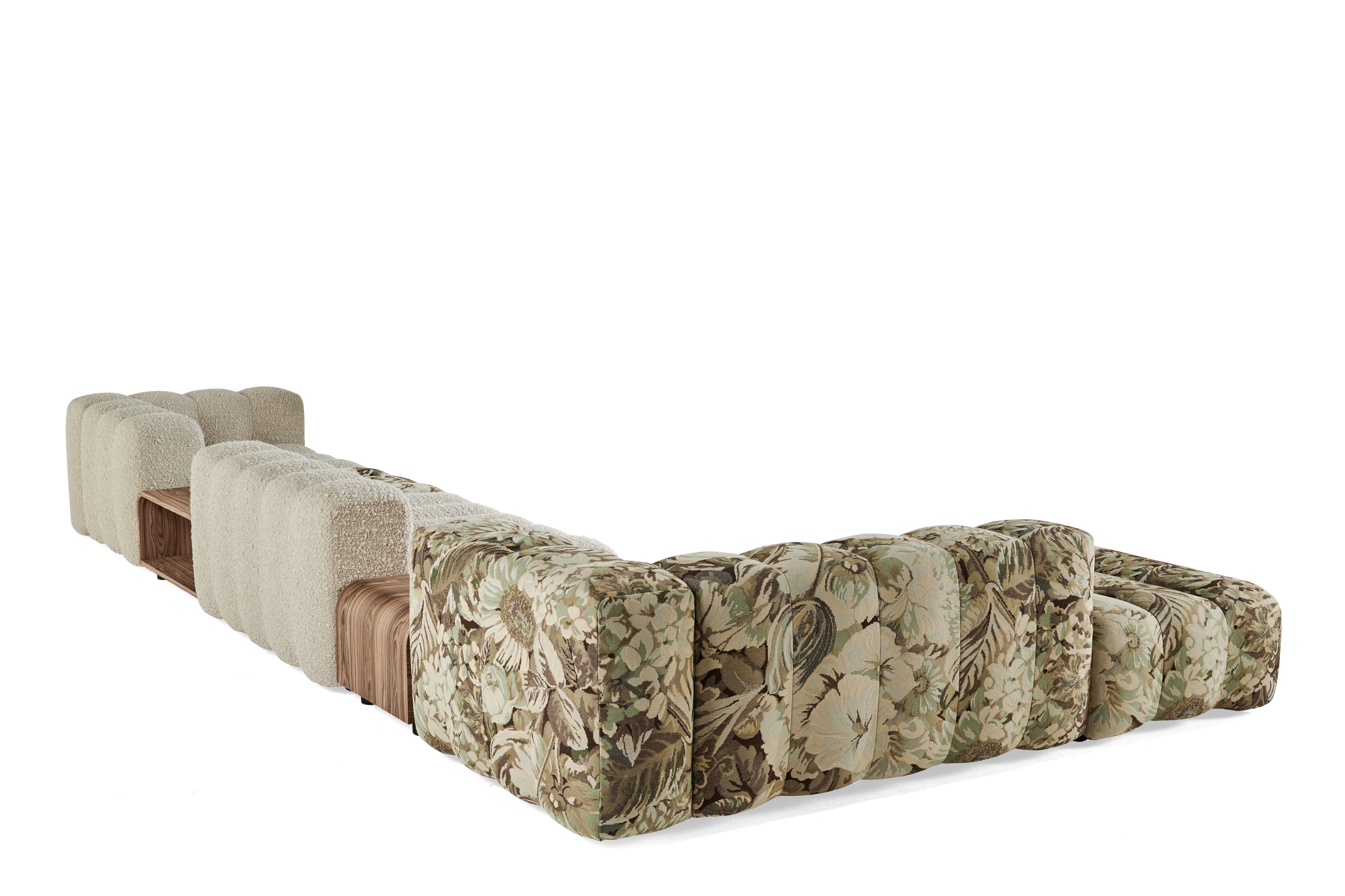 Угловой диван из ткани ETRO Home Interiors Ratio ARCH-00036999 - Вид №4