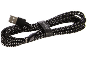 16088644 Кабель USB2.0 A вилка - Micro USB вилка черно-белый длина 3 м. U4802 30 010 755 Perfeo