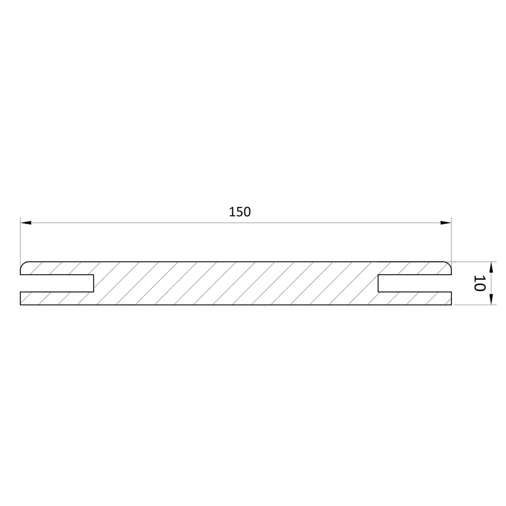 Добор телескопический Artens Ницца 2070х150х10 мм ПВХ цвет дуб неаполь STLM-2141482 - Вид №3