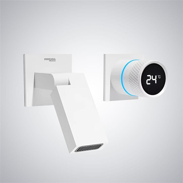 Настенный смеситель для раковины с 2 отверстиями Fontana Showers синий Синий ARCH-00139938 - Вид №6