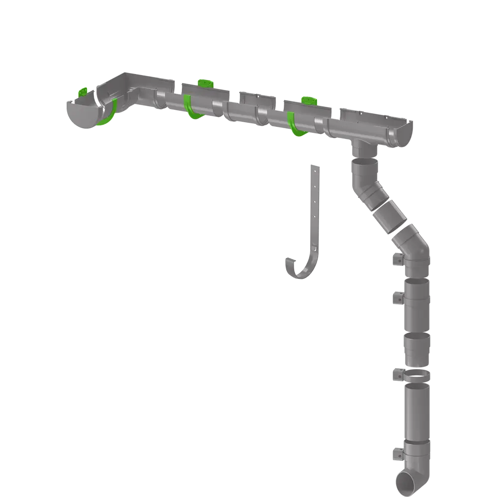 Кронштейн желоба Dacha 120 мм красный DÖCKE STLM-2071047 - Вид №2