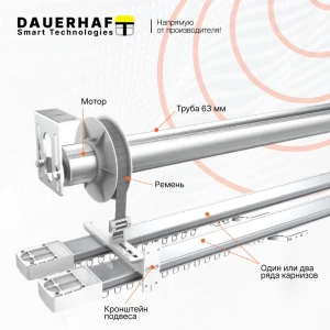 Лифт Система Dauerhaft управление Радио 4.4 м пульт в комплекте (мотор справа)