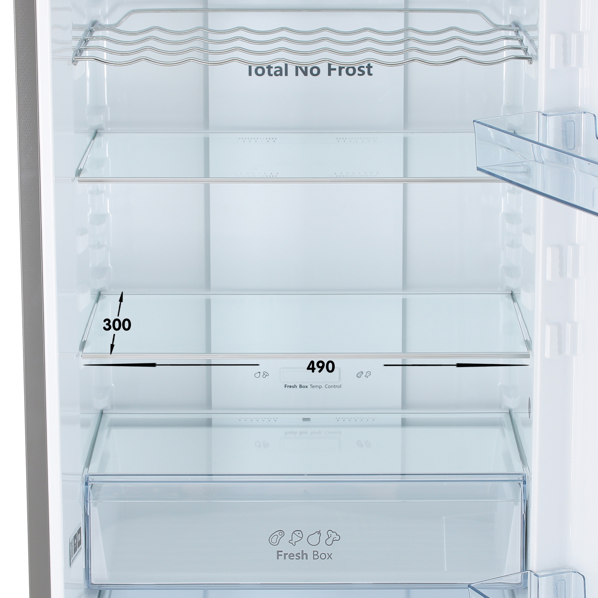 9063231 Холодильник с морозильником   Hisense RB434N4BC2 серебристый STDN-0011915 - Вид №8