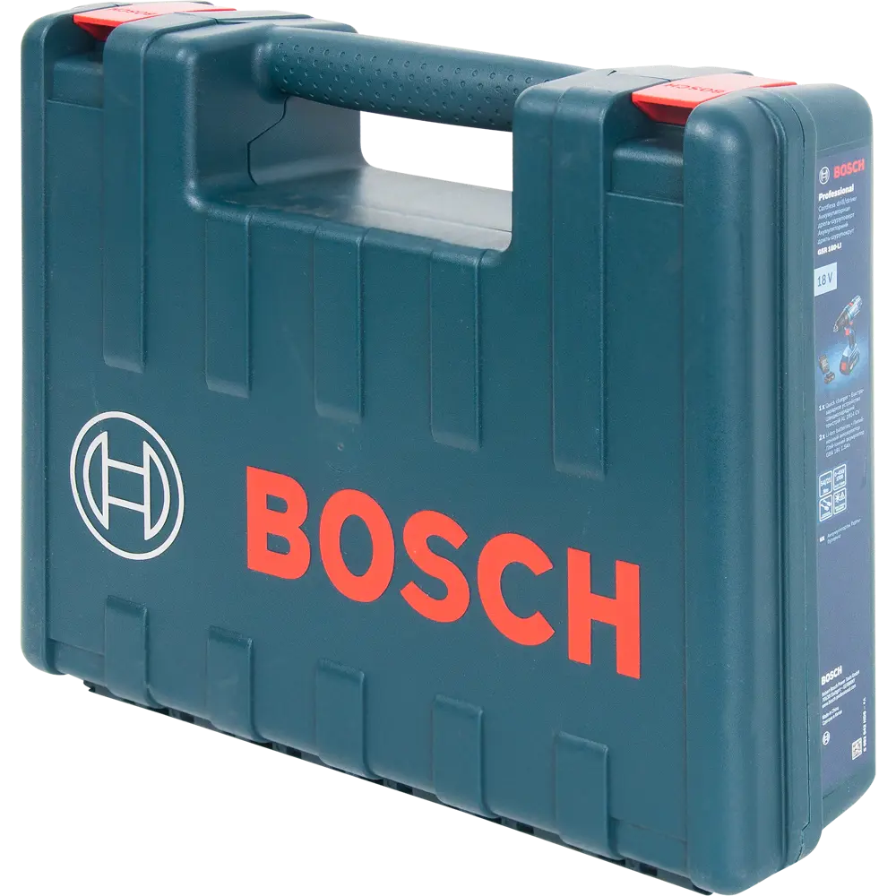 Дрель-шуруповерт аккумуляторная Bosch GSR 180, 18 В Li-ion 2x1.5 Ач BOSCH PROFESSIONAL STLM-2159903 - Вид №6