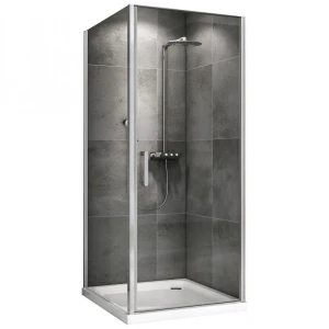 91557734 Душевой уголок Abber Sonnenstrand AG04070-S75 прямоугольный 75x70см серебро профиль эффект стекла прозрачный STLM-1472028