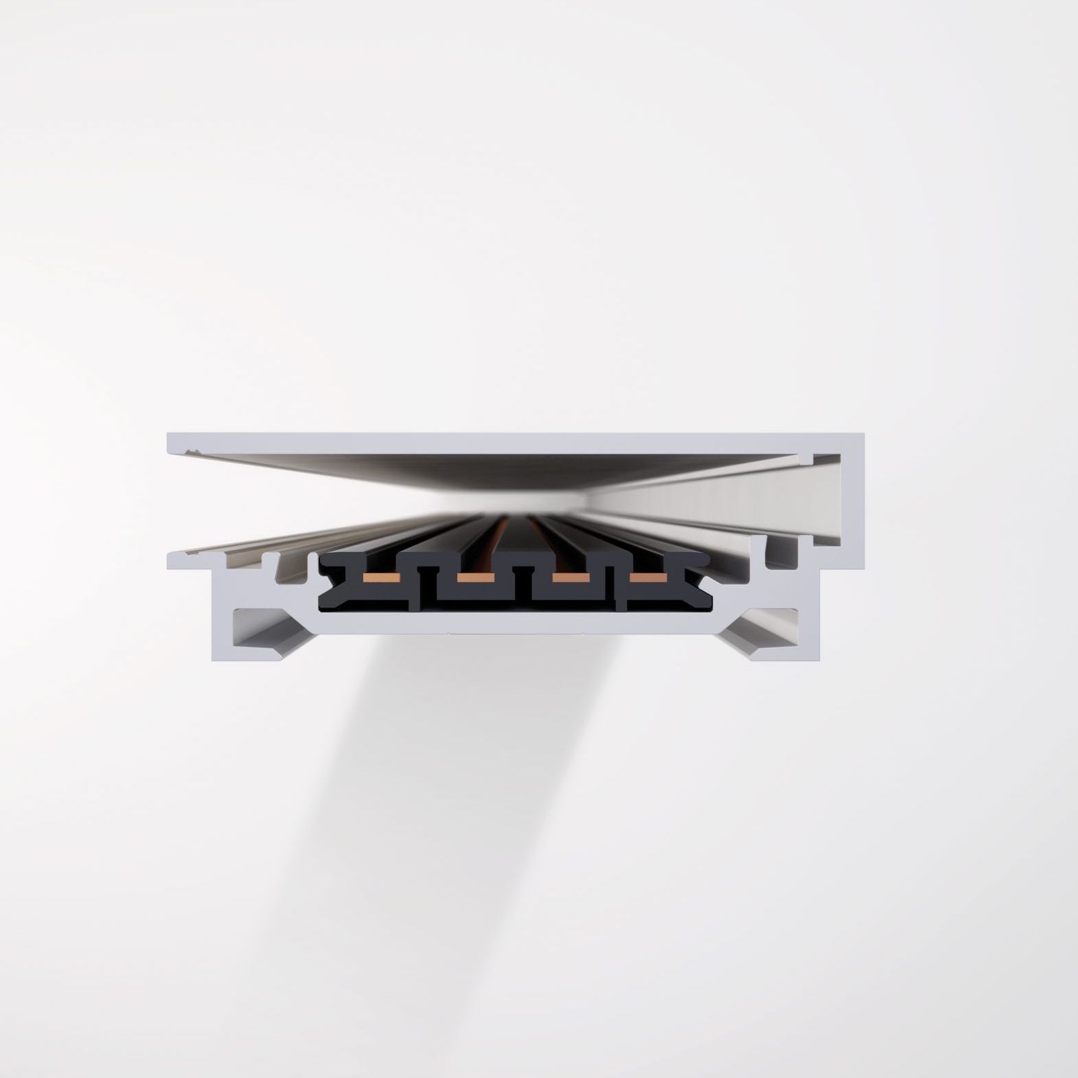 Экструдированная алюминиевая система освещения трека Letroh узел ARCH-00141698 - Вид №28