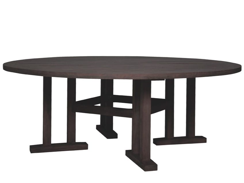 Круглый обеденный стол из тикового дерева JANUS et Cie Беседка ARCH-00081654 - Вид №14