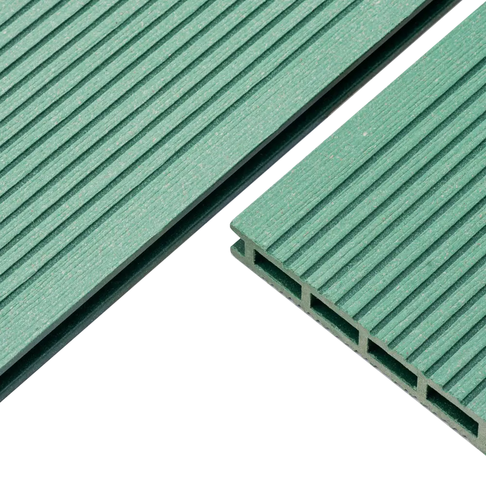 Террасная доска ДПК MultiDeck цвет Изумруд 3000x140x22 мм. Вельвет 0.42 м² МУЛЬТИДЕК STLM-2086785 - Вид №2
