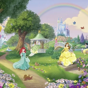 8-449-Disney-Princess-Rainbow Фотообои Komar Disney 3.68х2.54 м
