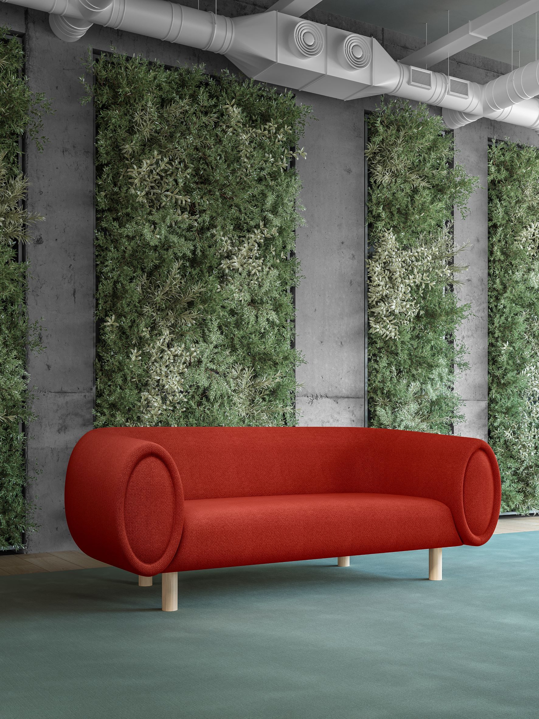 2-местный диван из полиэстера Sitland Тоби ARCH-00043165 - Вид №5