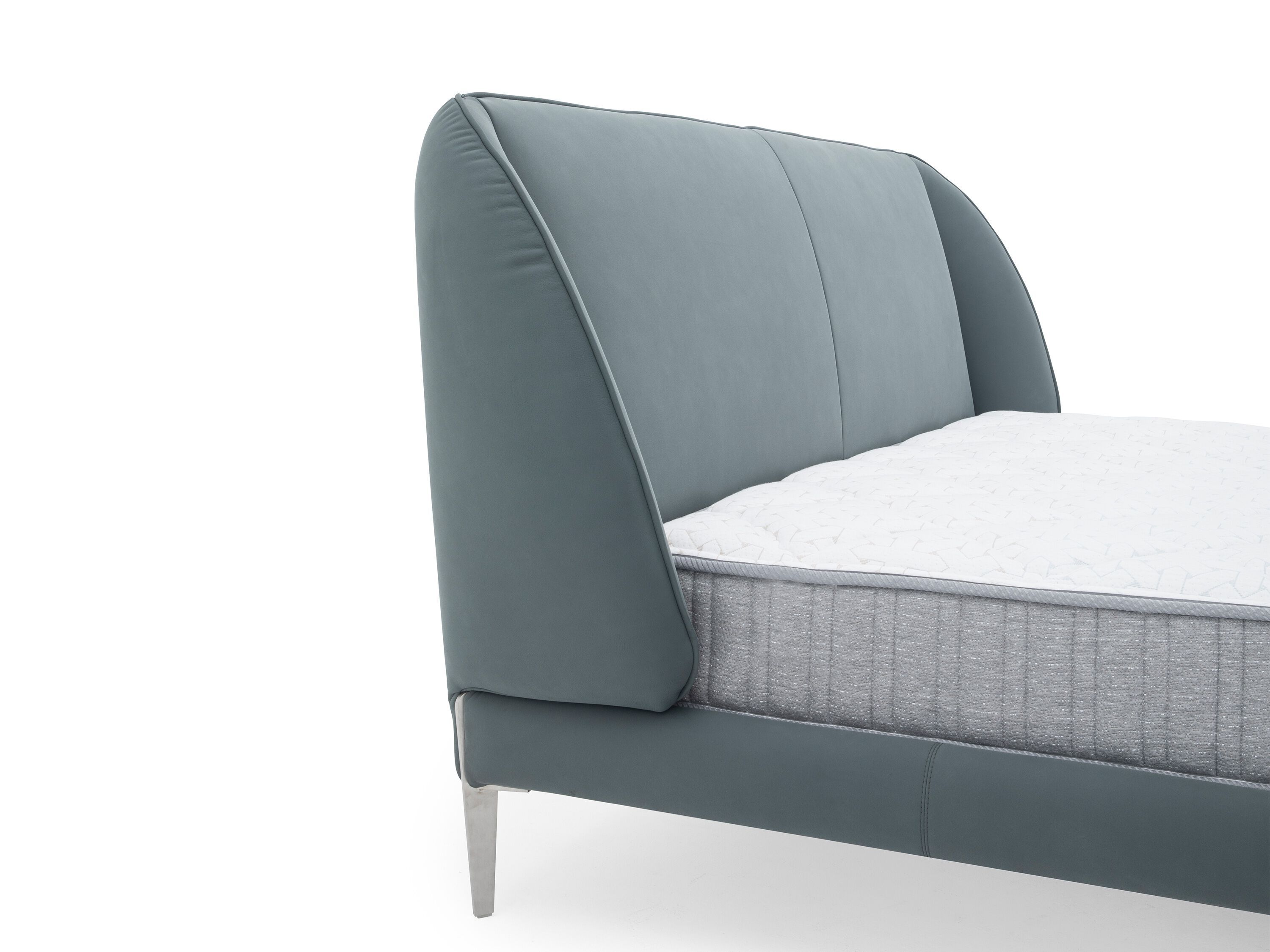 Кожаная двуспальная мягкая кровать CAMPO DE' FIORI COZ161 ARCH-00080320 - Вид №6