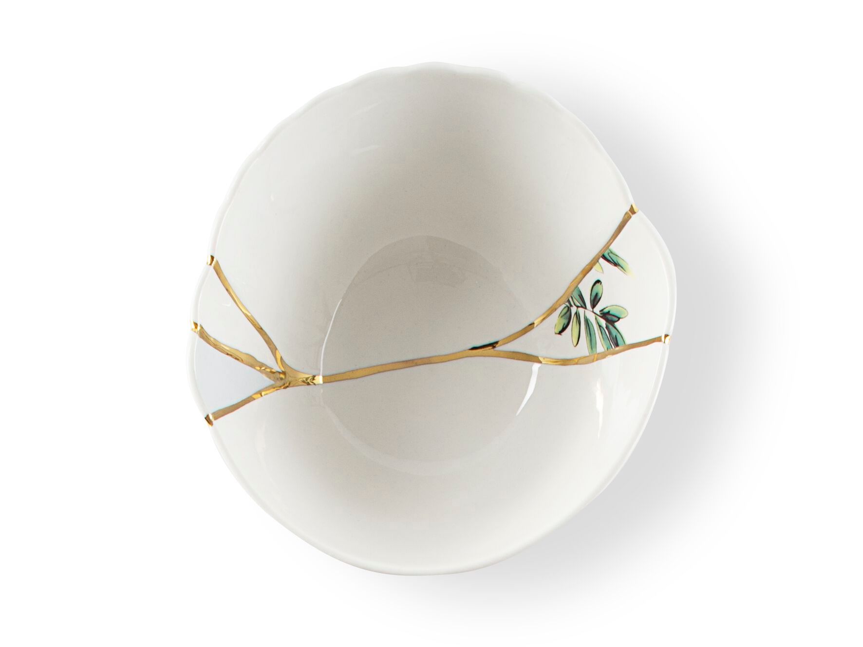 Фарфоровая и золотая чаша Seletti Kintsugi ARCH-00052365 - Вид №4