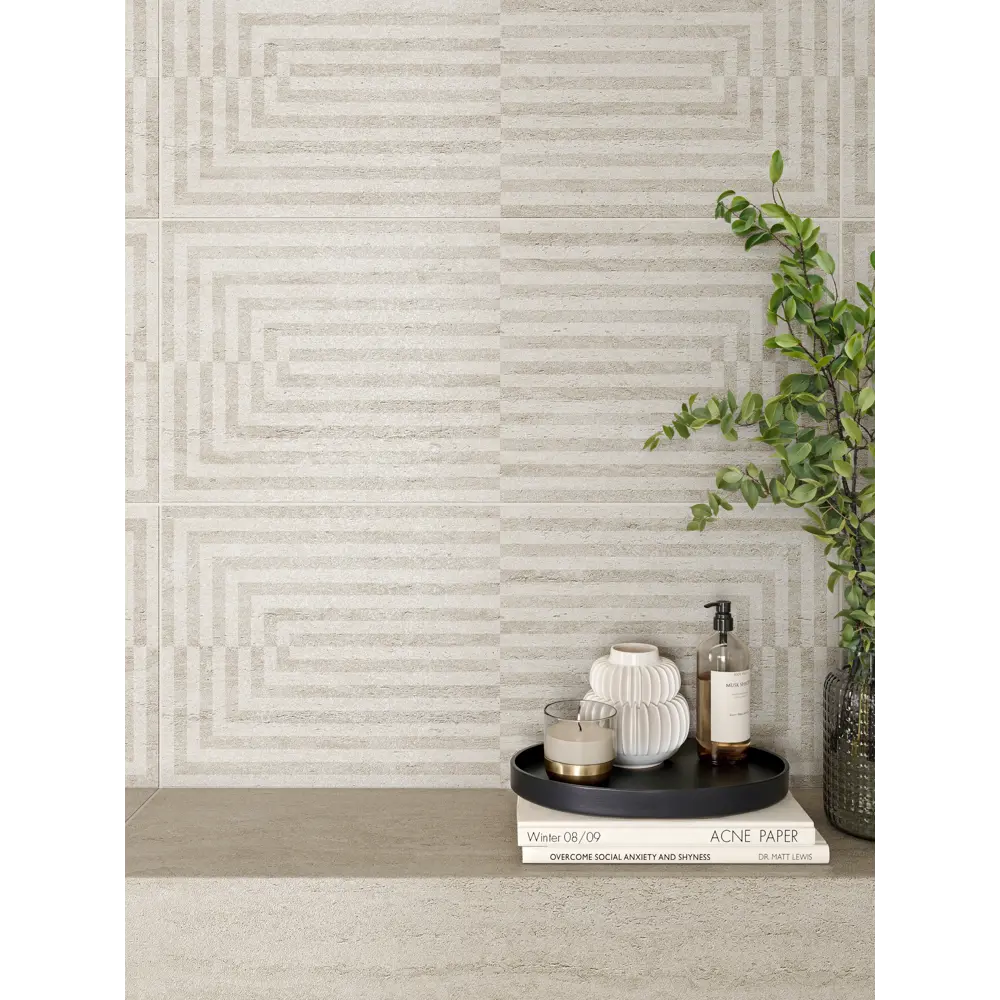 Настенная плитка Unitile Antica 02 25x60 см 1.2 м² матовая цвет бежевый STLM-2088536 - Вид №3
