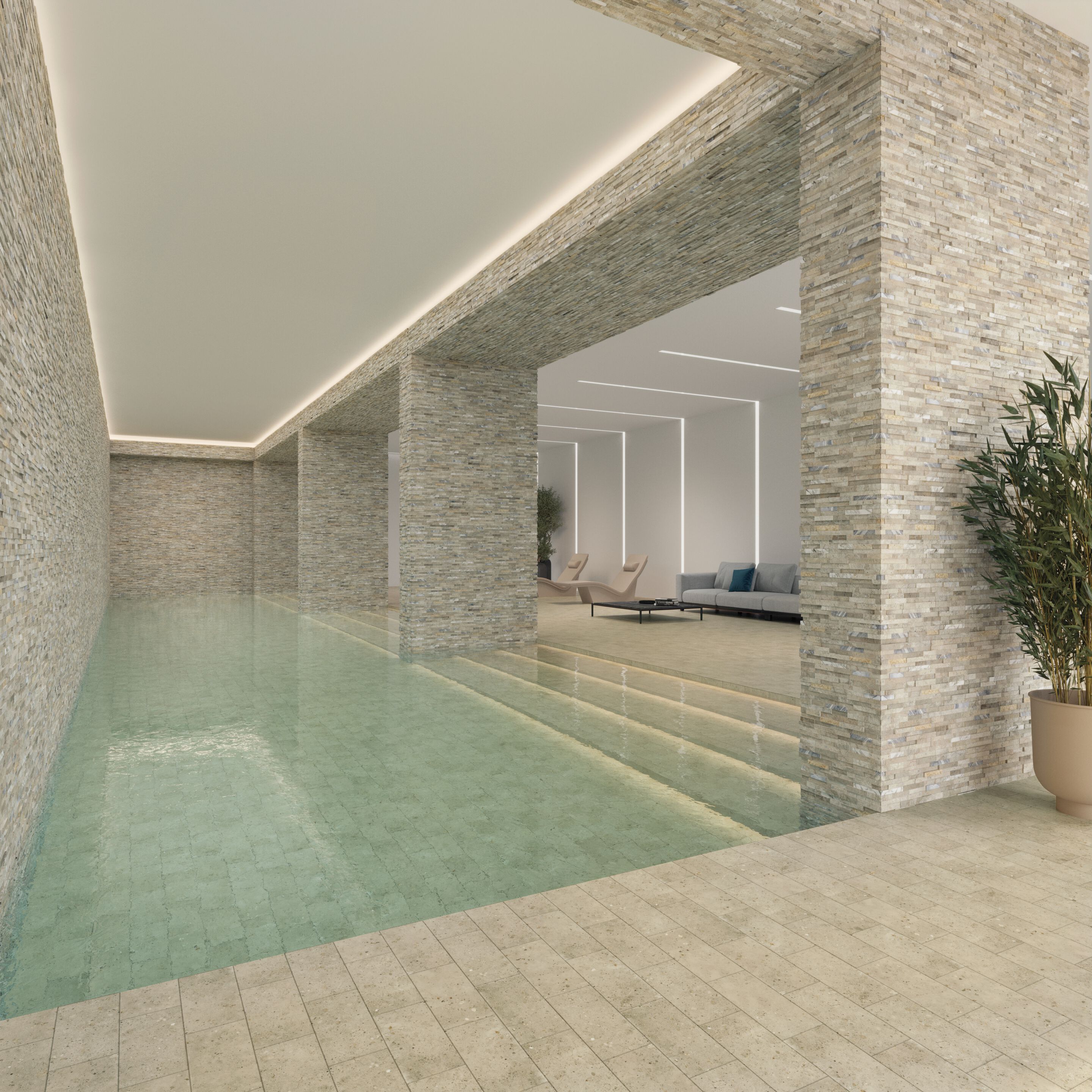 Керамогранит с эффектом камня KERADOM RIO ARCH-00099330 - Вид №1