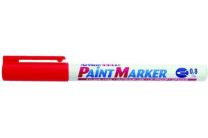 18656484 Маркер краска по металлу 444 с тонким наконечником 0.8 мм, красный EK444XF-794 Artline