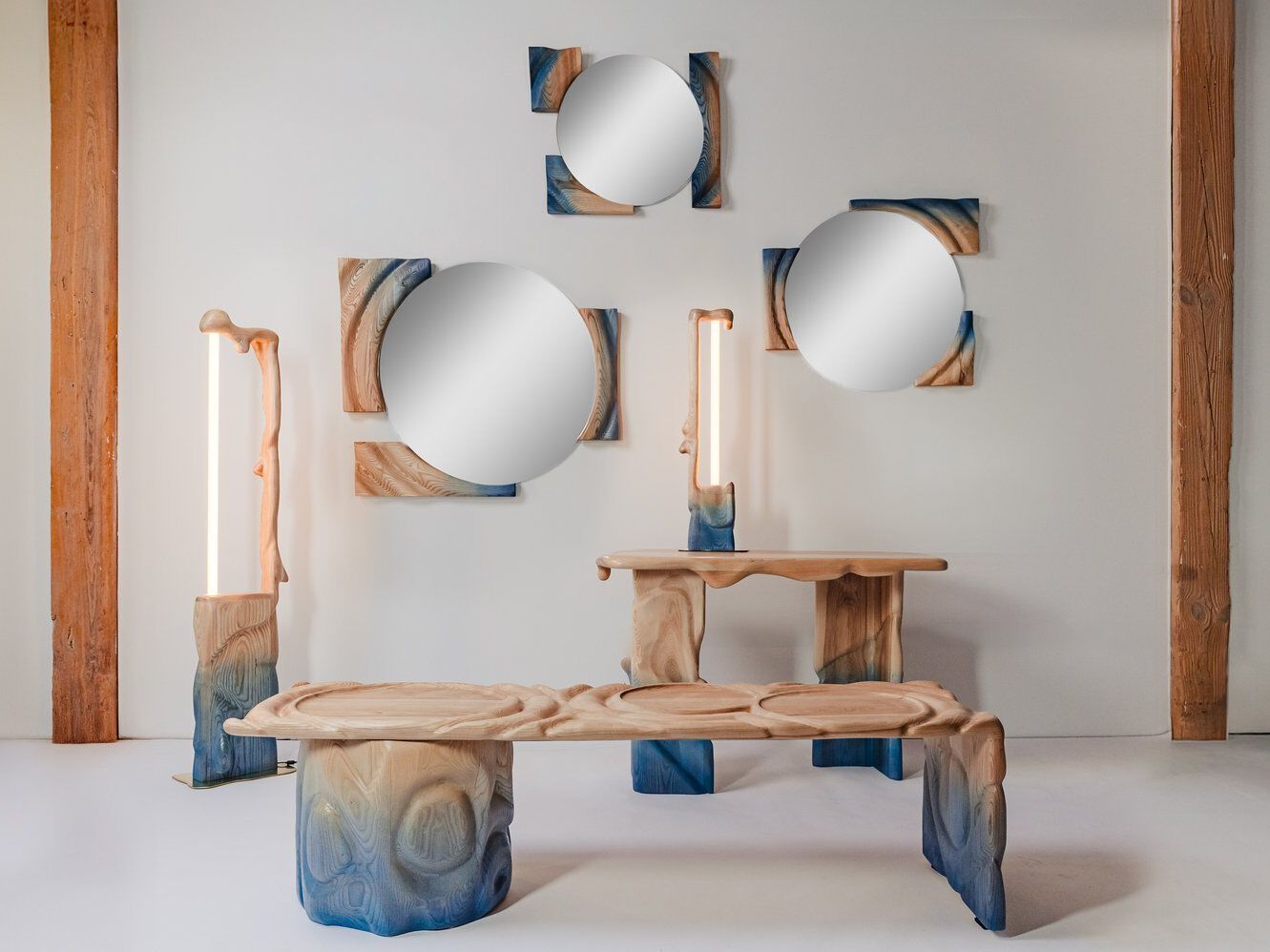 Прямоугольная консоль из ясеня LO Contemporary The Blueprint ARCH-00099916 - Вид №2