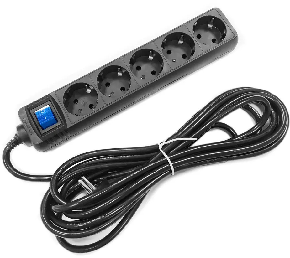 Сетевой удлинитель SKYBEAM с заземлением на 5 розеток 82600362