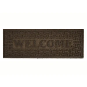 Коврик грязезащитный Cipro W1 25x70 см полипропилен цвет коричневый