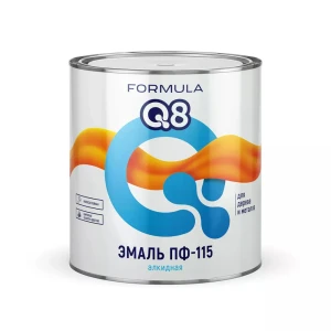 Эмаль Formula Q8 ПФ-115 глянцевая салатная 2.7 кг
