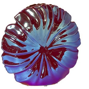 Ваза фиолетовая перламутр 31х9х30 см Floweret GARDA DECOR - 180233 Фиолетовый