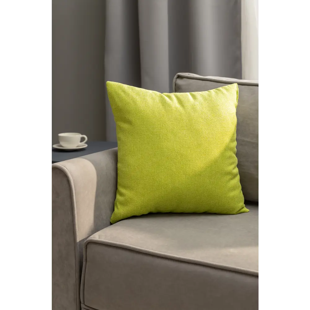 Подушка Seasons Taim жаккард 45x45 см цвет салатовый STLM-2075367 - Вид №3