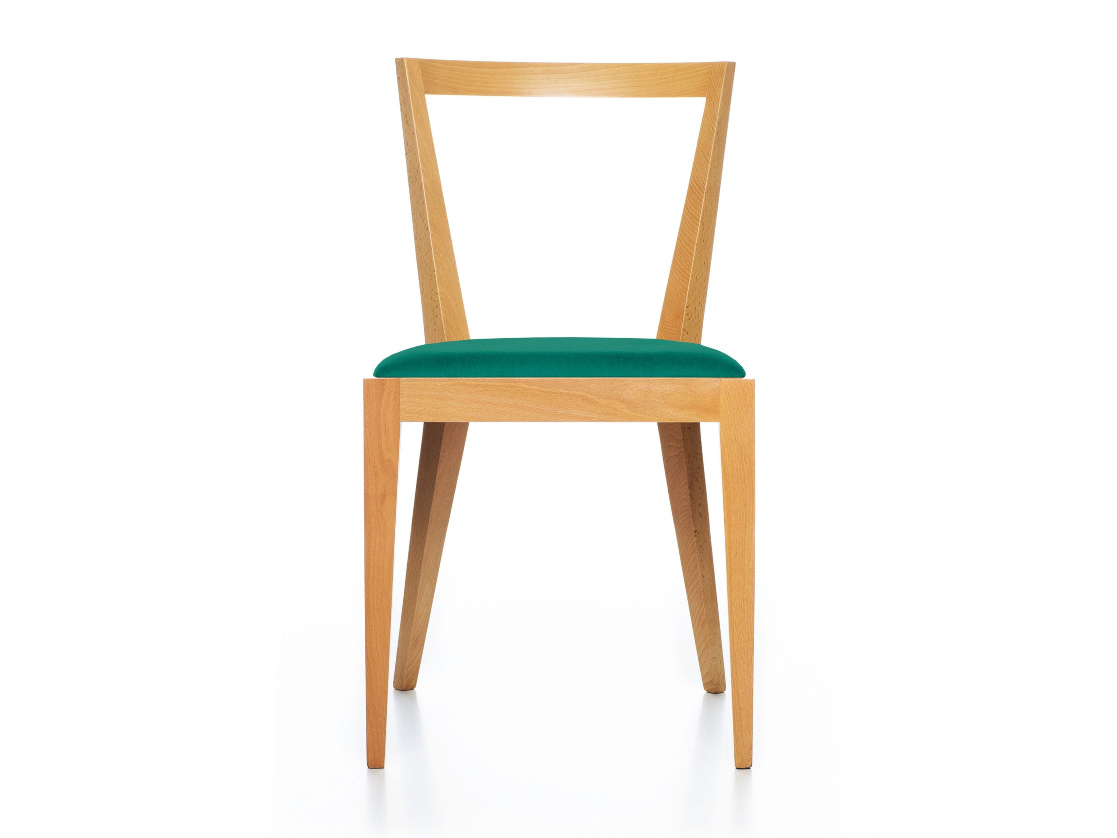 Стул из бука с мягким сиденьем BBB PONTI 940 ARCH-00015777