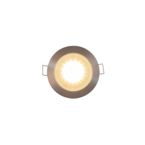 90677778 Светильник точечный светодиодный встраиваемый DK3012-AL 1.50 м² нейтральный белый свет цвет серый STLM-0334483 DENKIRS