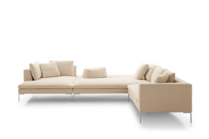 Угловой диван из ткани