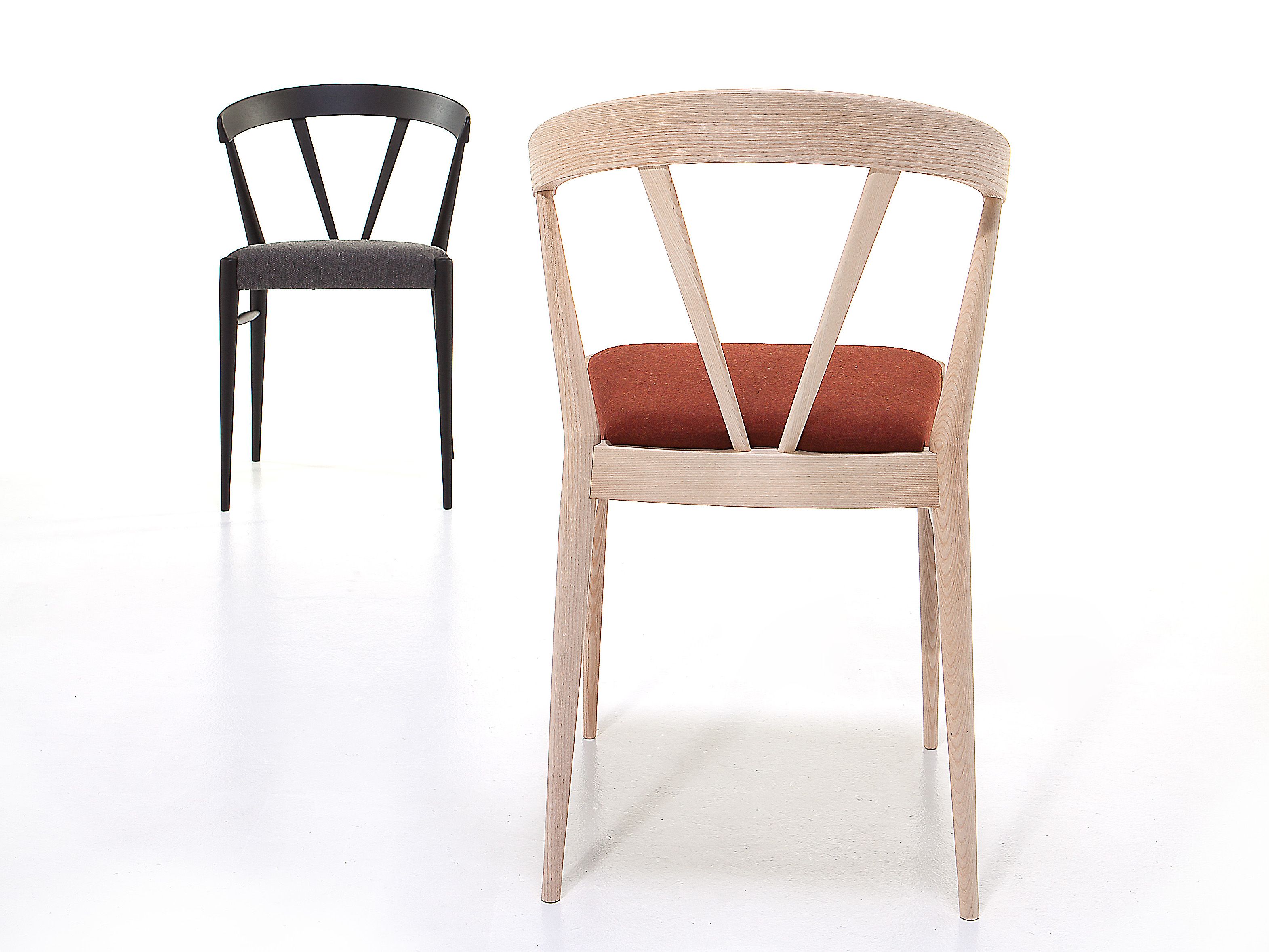 Мягкий штабелируемый стул Cizeta имбирь ARCH-00106870 - Вид №1