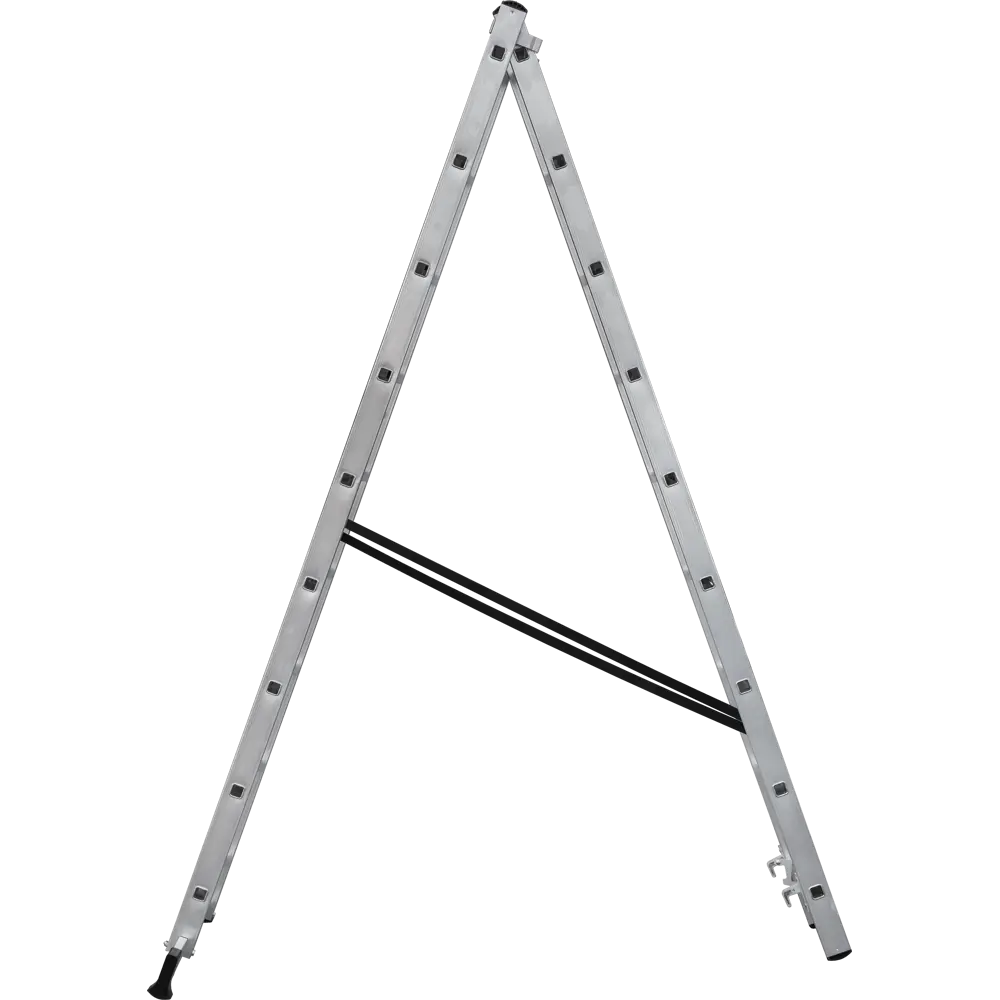 Лестница раскладная 2-секционная DILWIS до 4.23 м 9 ступеней STLM-2009656 - Вид №2