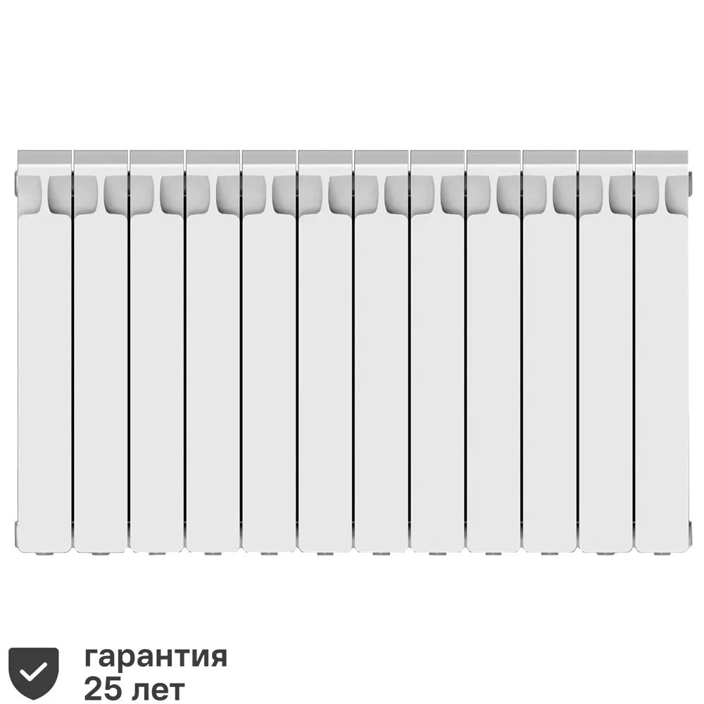 Радиатор секционный Rifar Monolit M50012RAL1015 500/100 12 секций боковое подключение биметалл бежевый 82560842 STLM-2008304