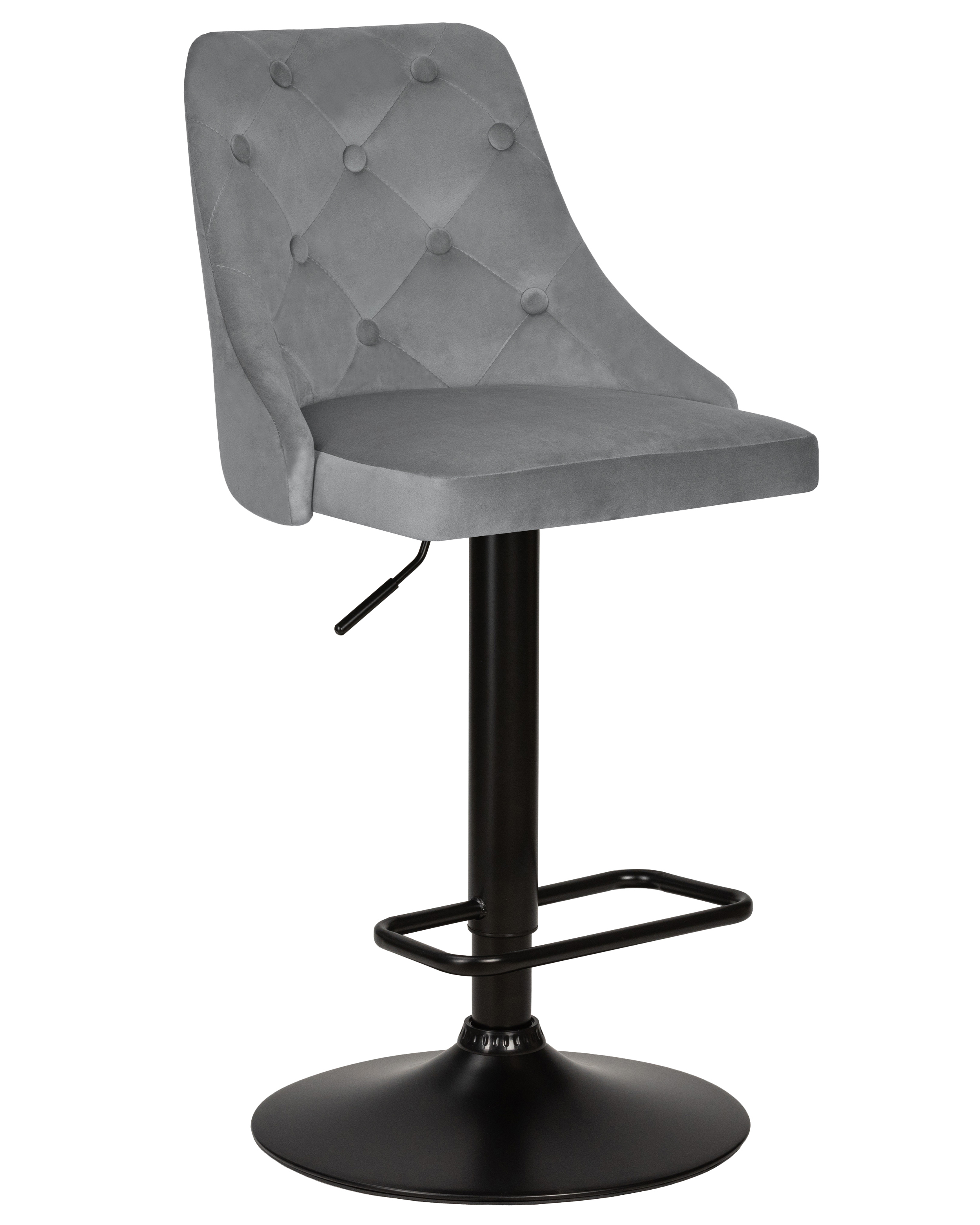91000772 Барный стул Joseph black lm-5021 48x110x54 цвет серый STLM-0433016 DOBRIN