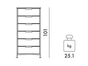Офисный комод из ПММА Kartell MOBIL ARCH-00027021 - Вид №167