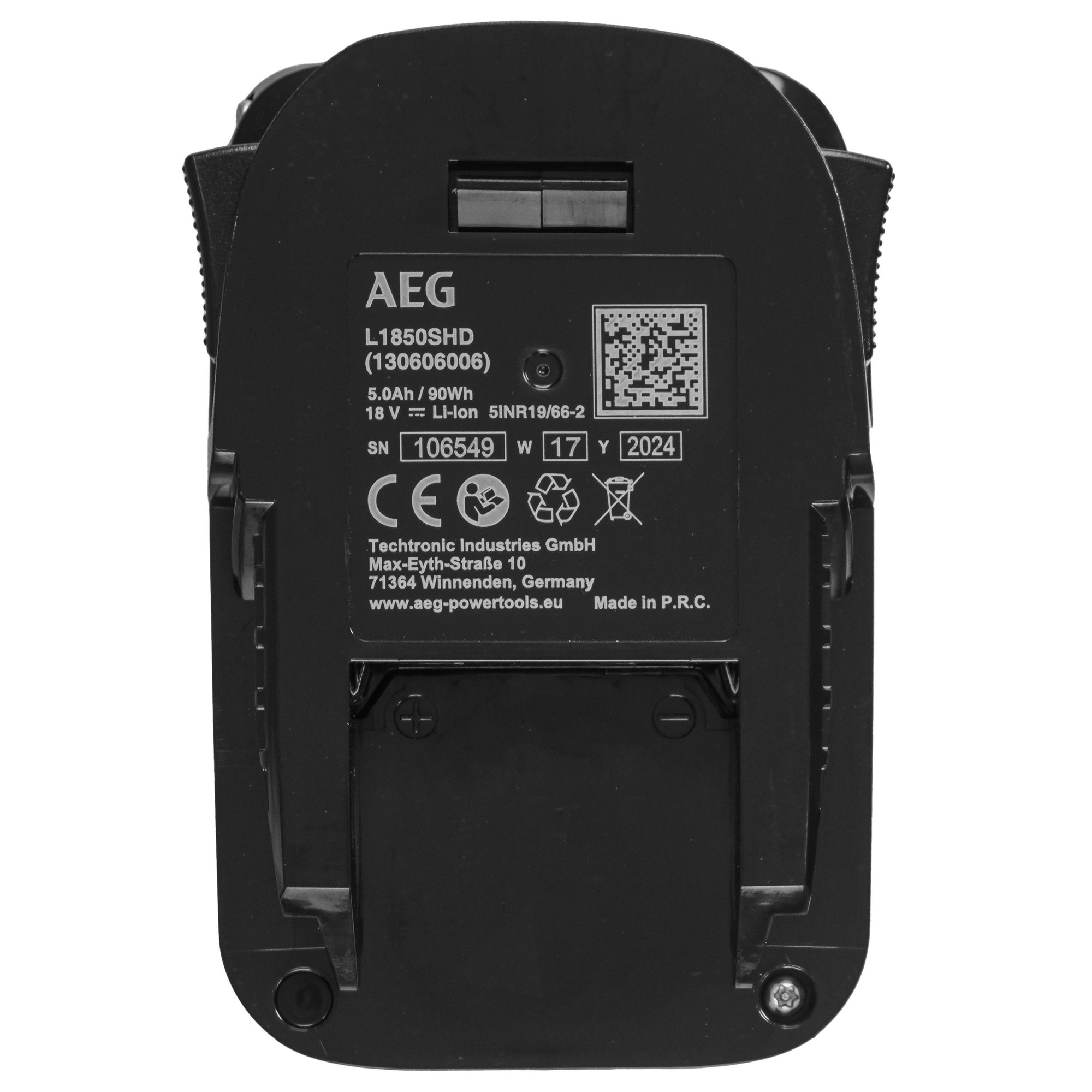 Аккумулятор AEG 17653535 PRO 18V 9149874 STDN-0006262 - Вид №2