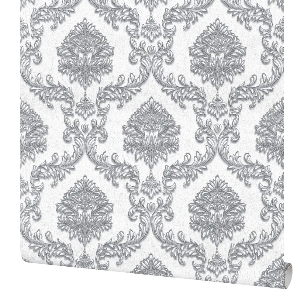 Обои флизелиновые Vilia Виконт 1.06x10 м серые 1505-21 STLM-2179807