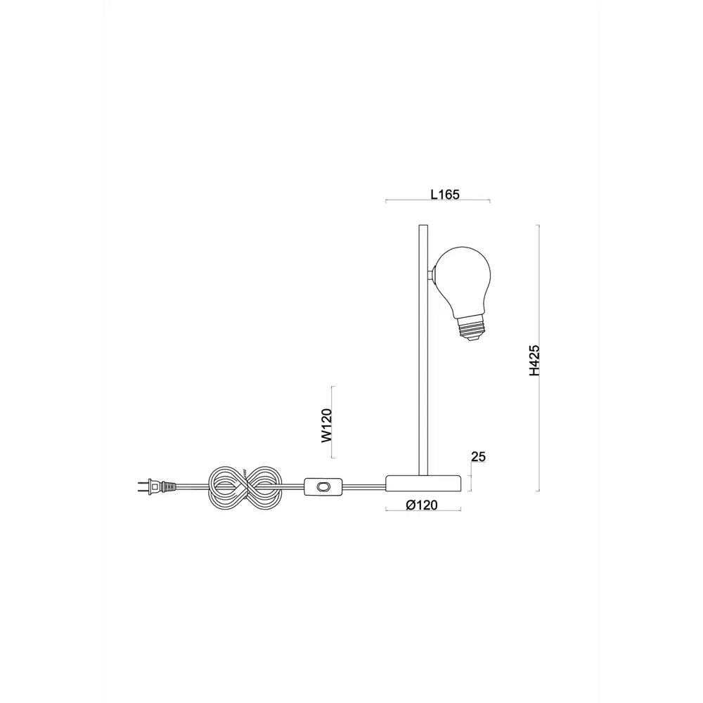 Настольная лампа декоративная Freya Evidence цвет черный STLM-2106748 - Вид №9