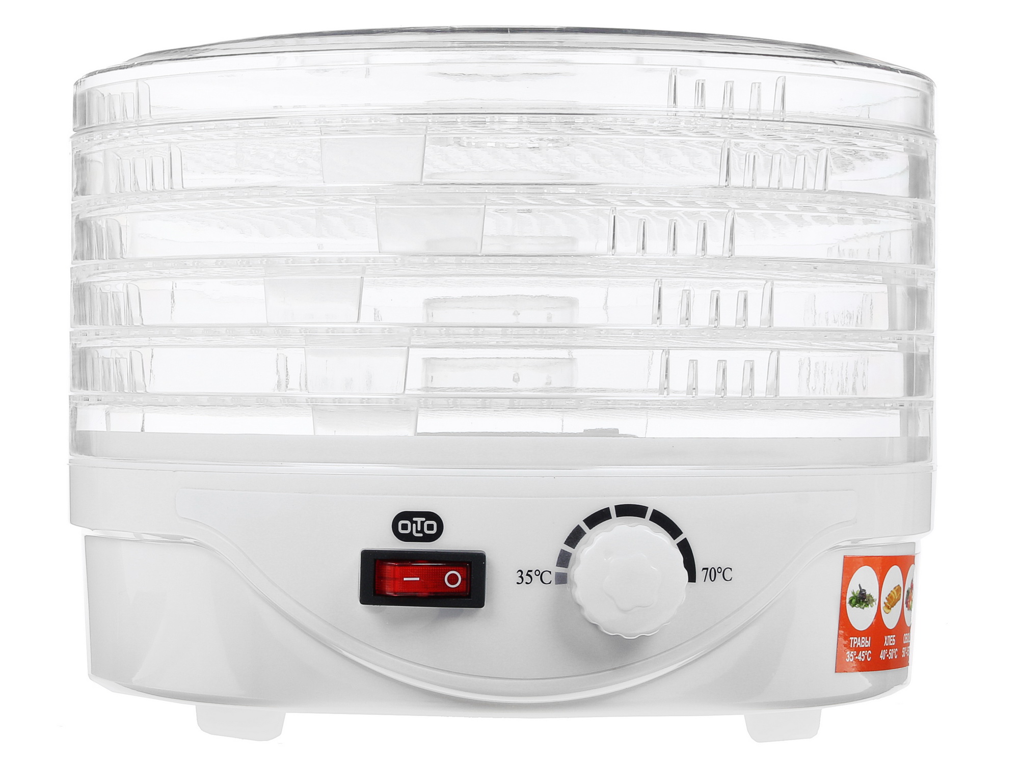 1136480 Сушилка для овощей и фруктов OLTO HD-20 белый STDN-0007674 - Вид №1