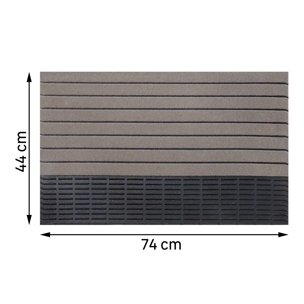 Коврик Inspire Bestru 44x74 см резина цвет коричневый STLM-2003602 - Вид №6