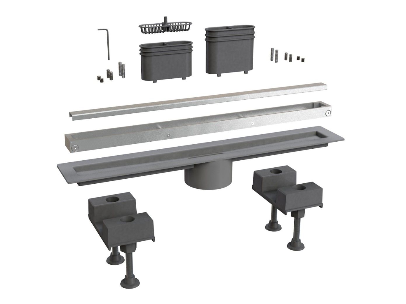 Слив для душа из нержавеющей стали Bonomini Canalissima ARCH-00043120 - Вид №1