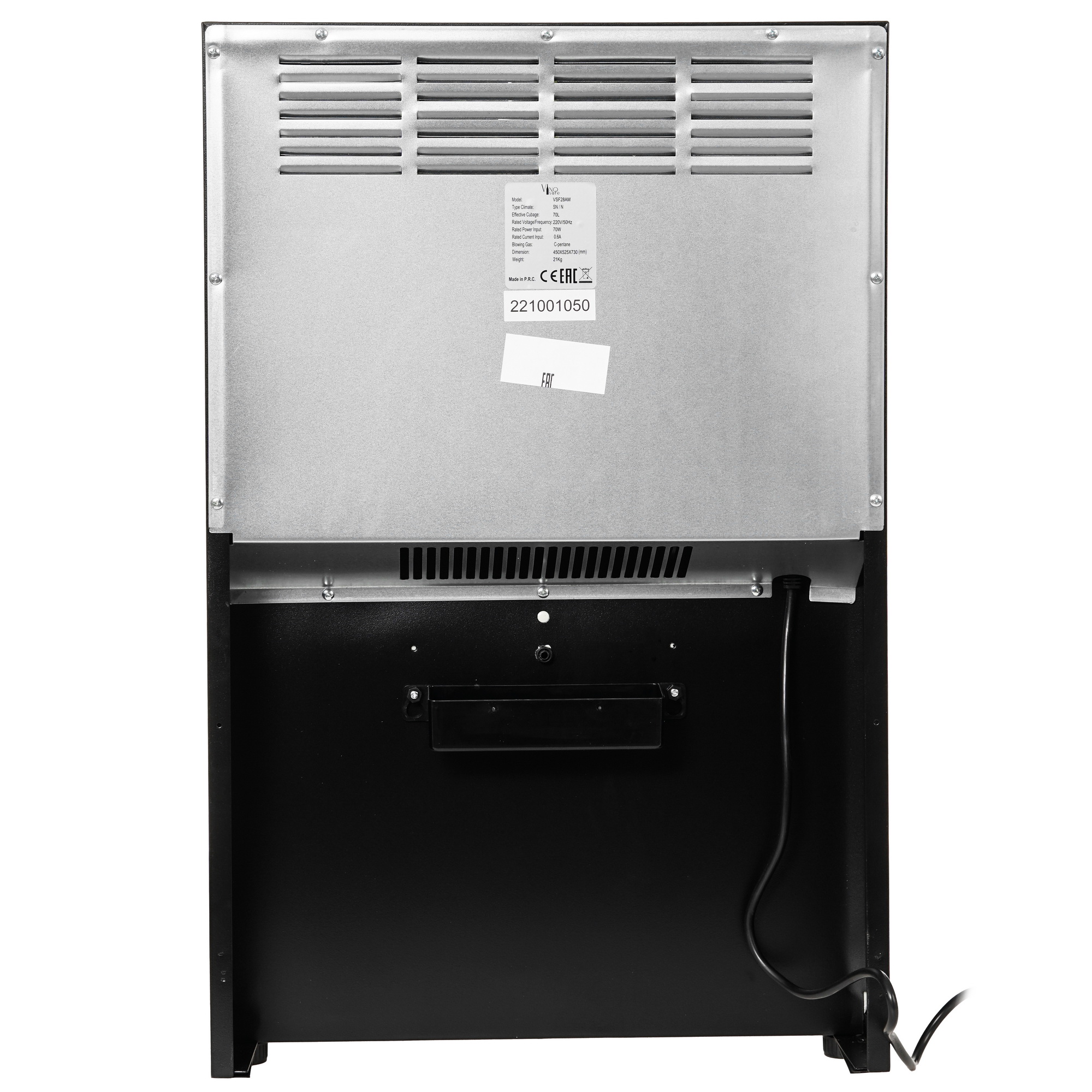 9973876 Винный шкаф Vinosafe VSF28AM черный STDN-0105876 - Вид №5