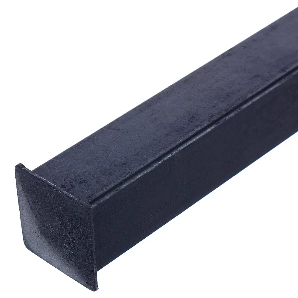 Столб для забора с ушами 2.4 м квадратный 40x40 мм чёрный Santreyd STLM-2102359