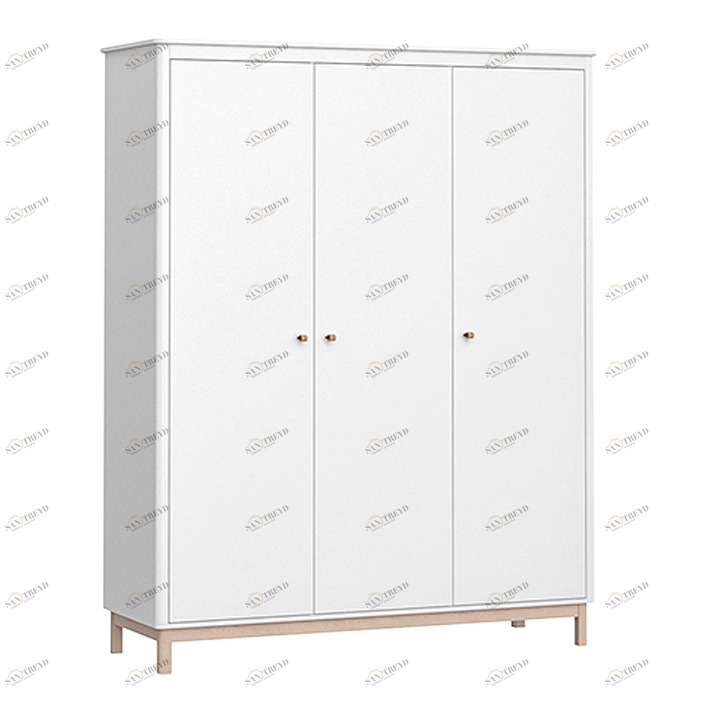 Шкаф трехдверный Classic белый ELLIPSE ELLIPSE CLASSIC 351705 Белый Santreyd 