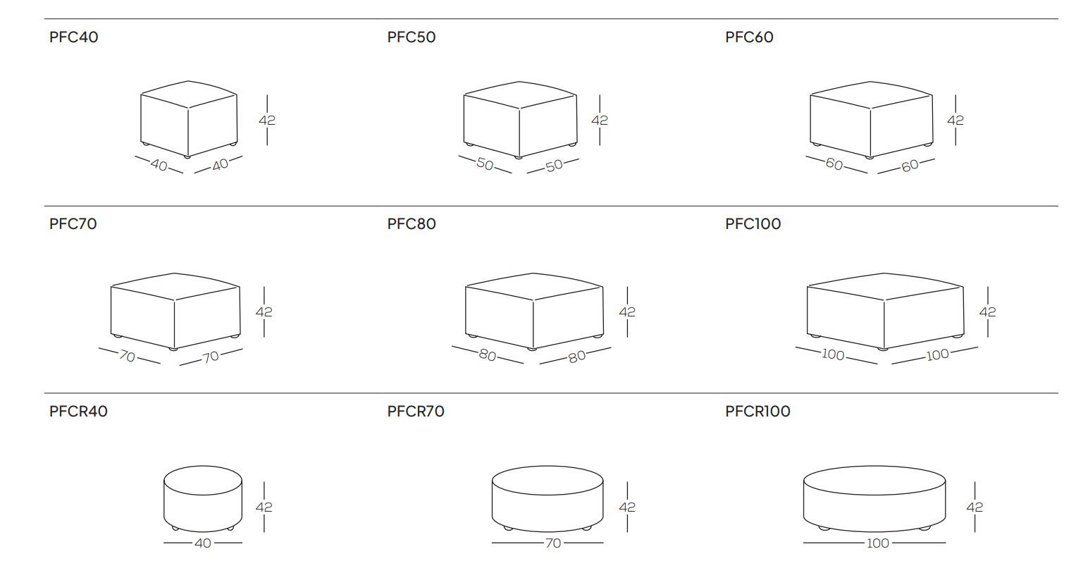 Съемный пуф из ткани GRUPPO FOX день Фокса ARCH-00029621 - Вид №2