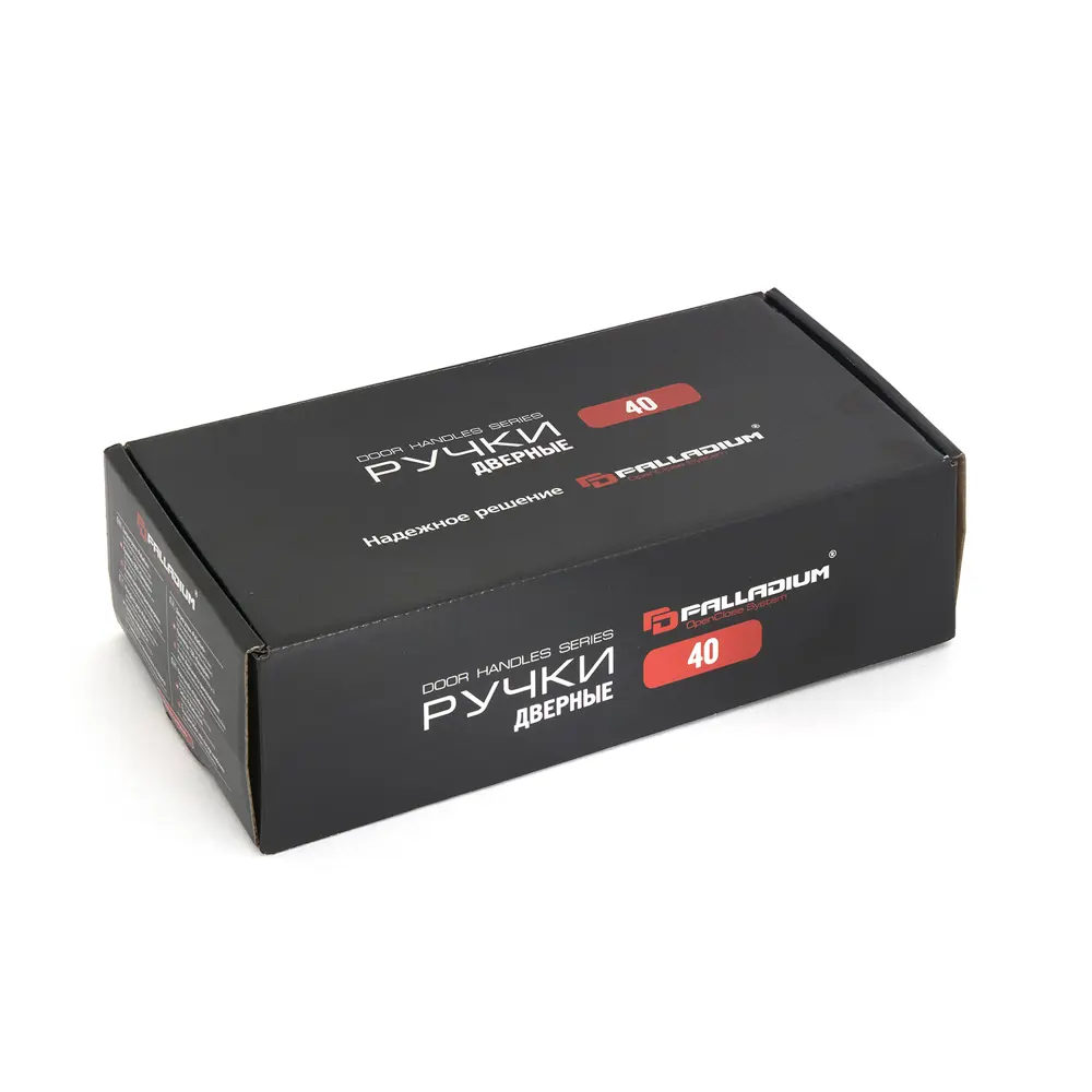 Ручка дверная входная на планке 40 левая, цвет серебристый PALLADIUM STLM-2204794 - Вид №2