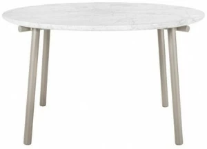 JANUS et Cie Круглый обеденный стол с мраморной или керамической столешницей Anatra