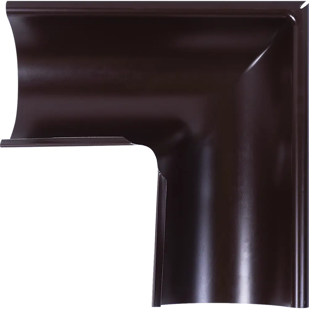 Угол желоба внешний 90° D125 мм цвет коричневый ВЕГА STLM-2127988 - Вид №1