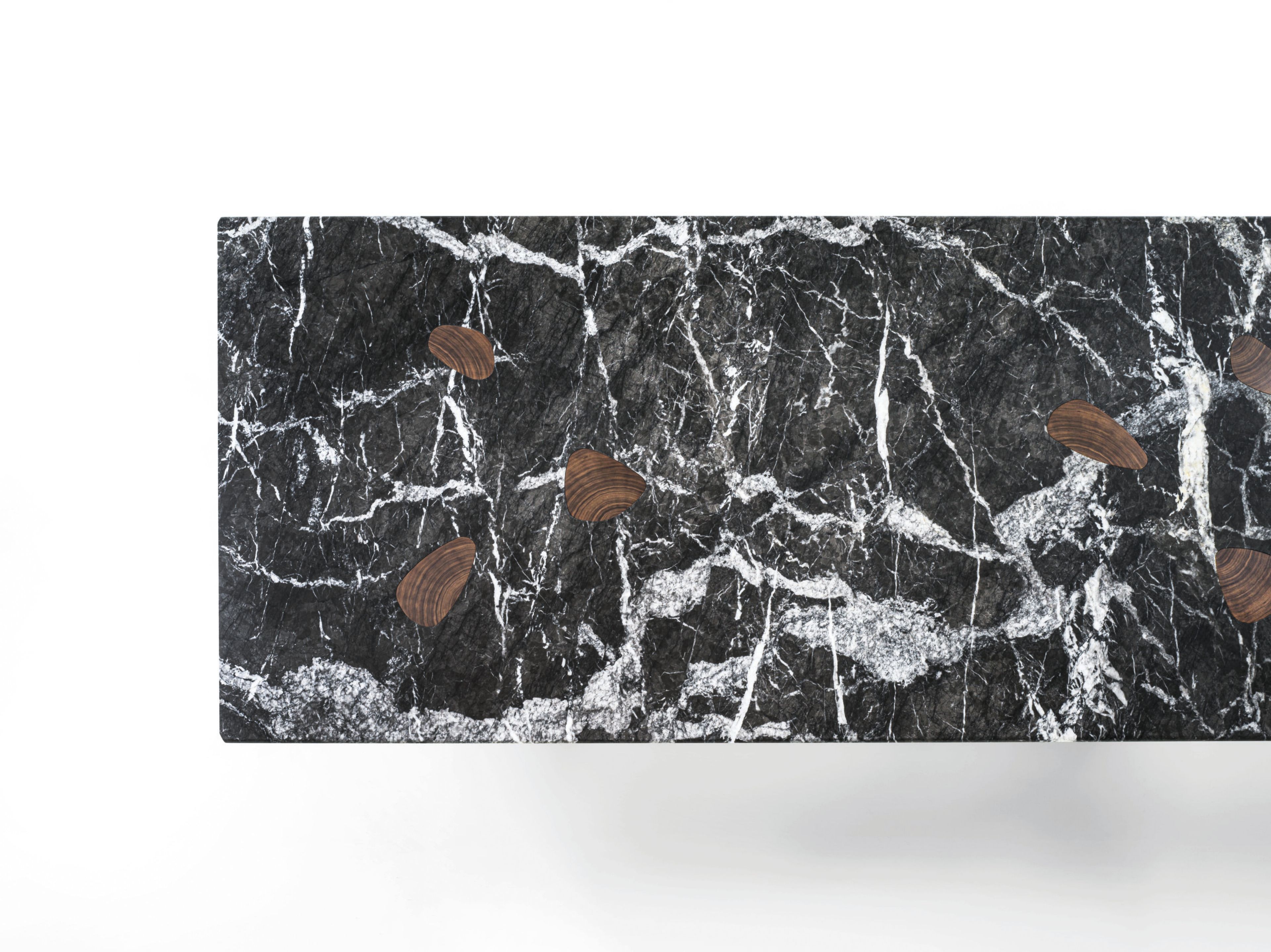 Прямоугольный обеденный стол из мрамора и грецкого ореха Porada двадцать четыре ARCH-00148826 - Вид №8