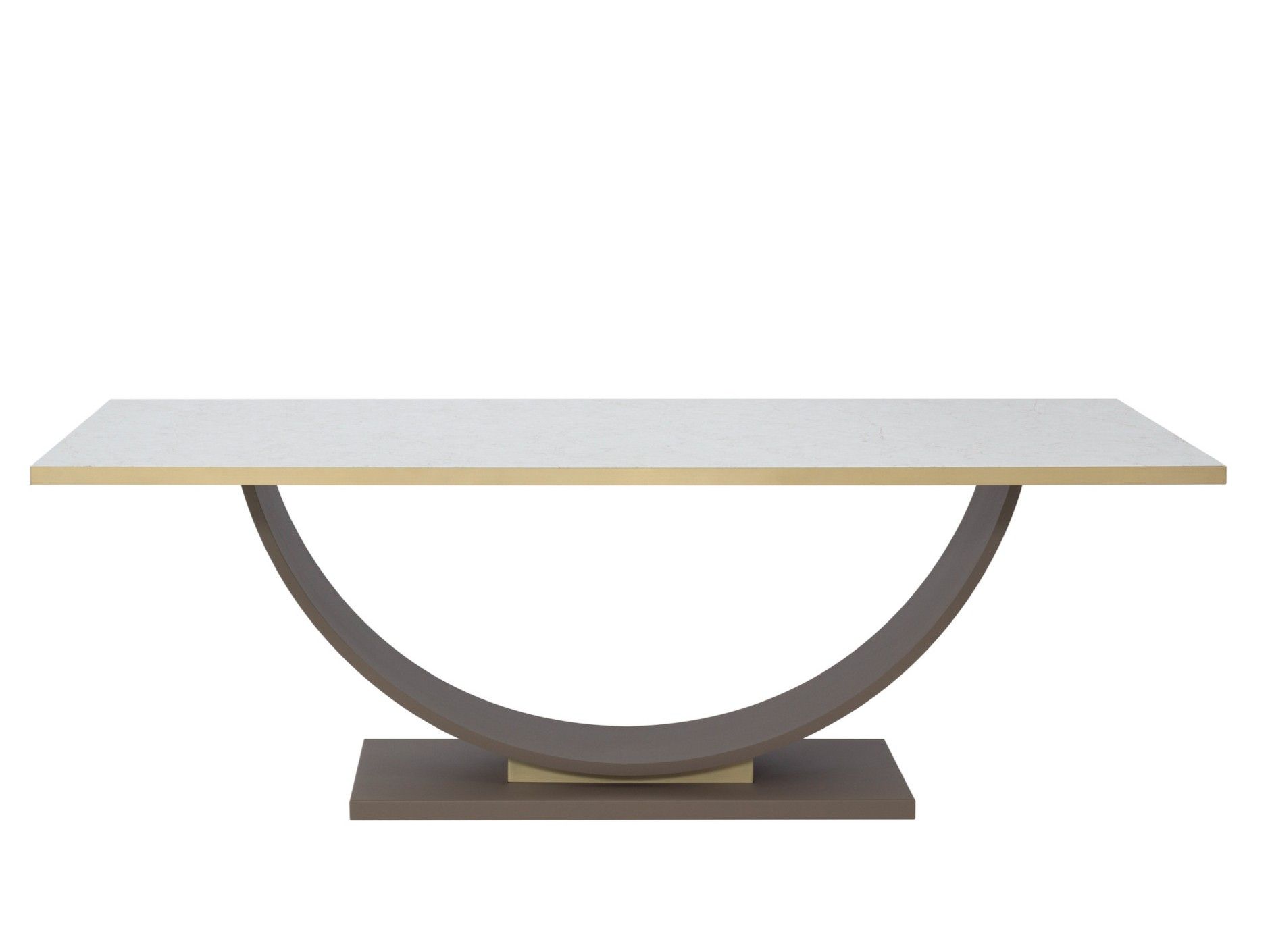 Прямоугольный стол со стальным основанием и кварцевым верхом ORO NERO Collection Ark ARCH-00120549 - Вид №2