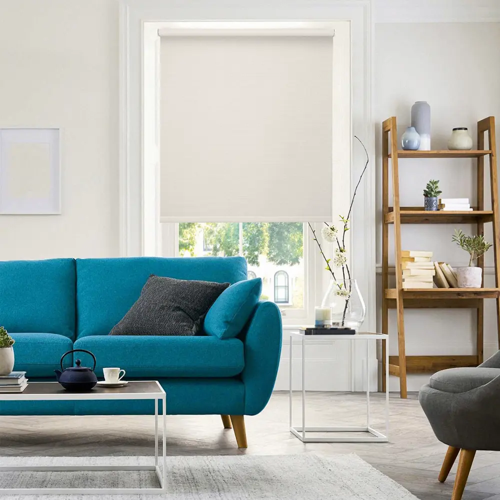 Штора рулонная Dublin блэкаут 180x175 см, цвет белый PRAKTO БЛЕКАУТ ЖАККАРД STLM-2165740 - Вид №5